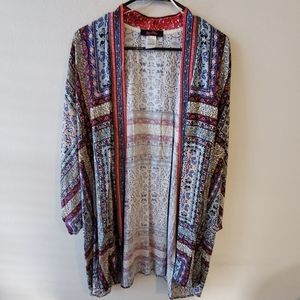 New kimono paisley coverup‎ plus size 2X